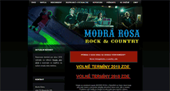 Desktop Screenshot of modrarosa.cz
