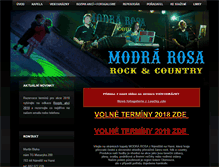 Tablet Screenshot of modrarosa.cz